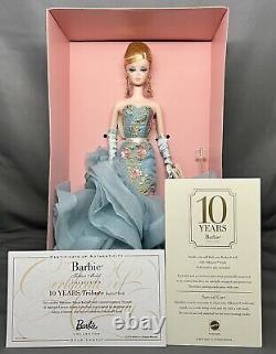 10 Years Tribute Silkstone Barbie 2010 BFMC NRFB MINT Limited Edition