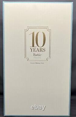 10 Years Tribute Silkstone Barbie 2010 BFMC NRFB MINT Limited Edition