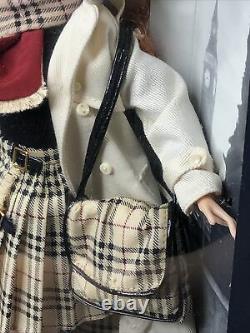 12 Mattel Barbie Doll Burberry Designer Edition 2000 Redhead Plaid MINT NRFB
