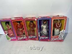 15 Barbies Dolls of the World Lot, Irish, Mexican, Japanese, Eskimo Etc 70-80s