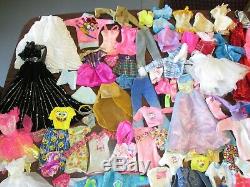 165 Pc Contemporary 1990's-2000's TAGGED Mattel Barbie CLOTHES LOT +FREEBIES