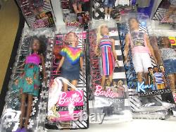 17 Barbie Fashionistas Doll Lot 96 98 66 81 17 68 Blonde Ken Red AA Petite Curvy