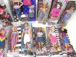 17 Barbie Fashionistas Doll Lot 96 98 66 81 17 68 Blonde Ken Red AA Petite Curvy