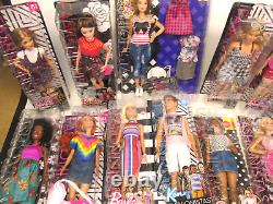 17 Barbie Fashionistas Doll Lot 96 98 66 81 17 68 Blonde Ken Red AA Petite Curvy