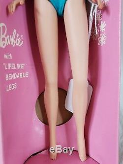 1958 AMERICAN GIRL Barbie doll Brunette Original Swimsuit Mint in Box Vintage