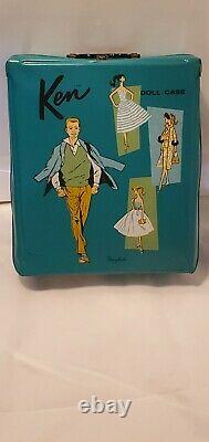 1960's BARBIE SKIPPER KEN FRANCIE MIDGE, 3 CASES, LOTS OF CLOTHES & ACCESSORIES