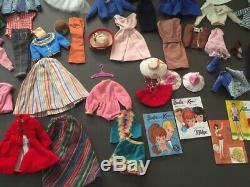1960's Huge Vintage Barbie Dolls Lot Clothes Accessories 1960's Free Shipping