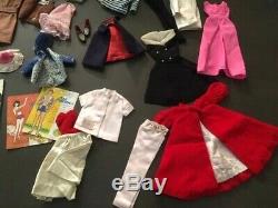 1960's Huge Vintage Barbie Dolls Lot Clothes Accessories 1960's Free Shipping