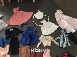 1960's Huge Vintage Barbie Dolls Lot Clothes Accessories 1960's Free Shipping