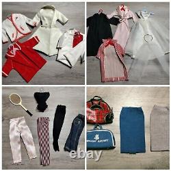 1960's VINTAGE BARBIE LOT, Doll, Clothing, Roman Holiday, Dresses & Accessories