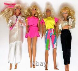 1960s 90's Vintage Barbie Dolls Clothes Large Lot Case Good Condition