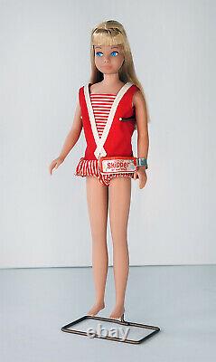 1963 Mib Mattel Blonde Skipper Barbie Doll Unplayed With Mint Box Vintage