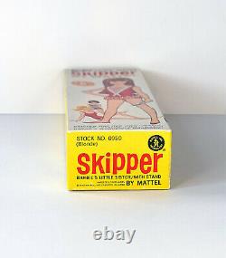 1963 Mib Mattel Blonde Skipper Barbie Doll Unplayed With Mint Box Vintage