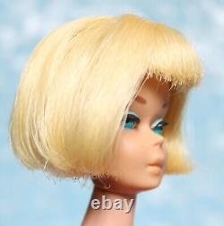 1965 pale blonde American Girl Barbie with Sheath MINT