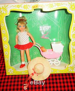 1966 VERY RARE Barbie Vtg. TUTTIBOXED SETWALKIN`MY DOLLY! 3552COMPLETE+MINT