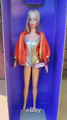 1969 Mod Blonde Dramatic New Livingbarbie1116osswrist Tagmint Doll+outfit