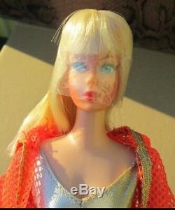 1969 Mod Blonde Dramatic New Livingbarbie1116osswrist Tagmint Doll+outfit