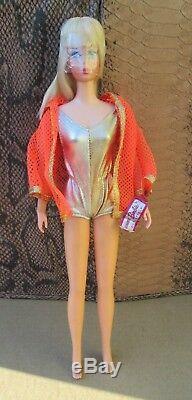 1969 Mod Blonde Dramatic New Livingbarbie1116osswrist Tagmint Doll+outfit