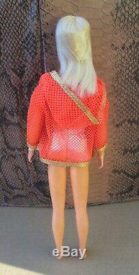 1969 Mod Blonde Dramatic New Livingbarbie1116osswrist Tagmint Doll+outfit