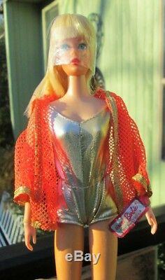 1969 Mod Blonde Dramatic New Livingbarbie1116osswrist Tagmint Doll+outfit