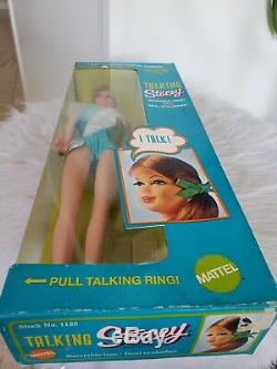 1969 TALKING STACEY BARBIE Doll British friend TITIAN Vintage 1960's Mint Box