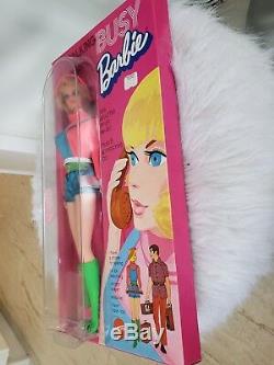 1971 TALKING BUSY BARBIE Doll NEW in Mint Box #1195 Vintage 1970's Very Rare