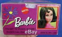 1971 Vintage Twist n Turn Barbie doll MIB sm cello split Marlo flip Vintage TNT
