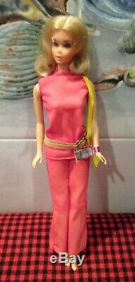 1972 Rare Walk Lively Barbie#1182steffie Faceoriginal Outfitcomplete+mint