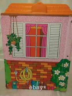 1973 Barbie Doll House Country Living Home Vintage With Furniture Lot