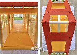 1978 Yellow Barbie Dream House A Frame Furniture & Accessories Mattel 1970s Vtg