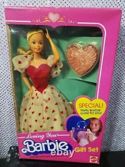 1983 Loving You Barbie Doll Gift Set Mattel 7583 Mint Nrfb