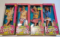 1987 California Dream Barbie, Midge, Teresa & Ken lot of 4 NRFB