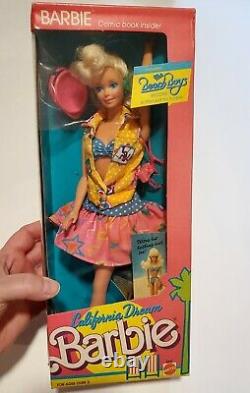 1987 California Dream Barbie, Midge, Teresa & Ken lot of 4 NRFB