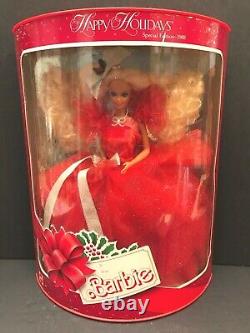 1988 1989 Holiday Barbie Doll Happy Holidays Lot 2