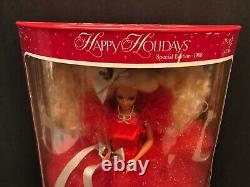 1988 1989 Holiday Barbie Doll Happy Holidays Lot 2