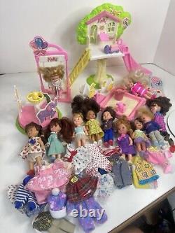 1990's Barbies Sister Kelly Tommy & Friends Doll Lot Clothes Shoes Playground