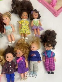 1990's Barbies Sister Kelly Tommy & Friends Doll Lot Clothes Shoes Playground