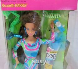 1991 Mattel, Totally Hair Barbie, Brunette, NIB