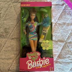 1991 Rare HTF VTG Totally Hair Brunette Barbie NRFB NIB