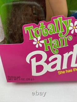 1991 Rare Vintage Totally Hair Brunette Barbie NRFB (B2)