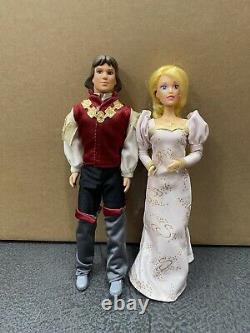 1994 The Swan Princess Princess Odette and Prince Derek Dolls by TYCO