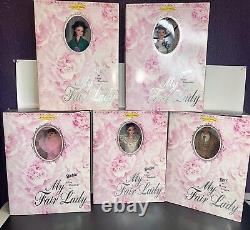 1995 Mattel Barbie. My Fair Lady Collection. Complete Set of 5 Dolls