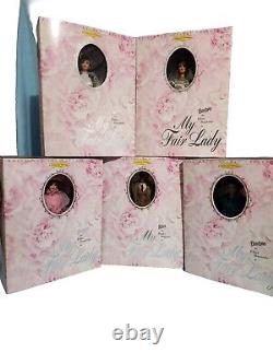 1995 Mattel Barbie My Fair Lady Collection Complete Set of 5 Dolls