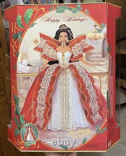 1997 Happy Holidays Barbie + Keepsake Holiday Barbie Ornament Unopened/Mint