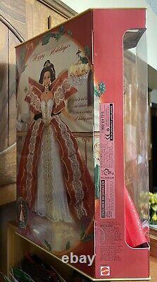 1997 Happy Holidays Barbie + Keepsake Holiday Barbie Ornament Unopened/Mint