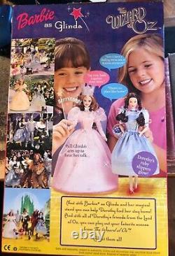 1999 Barbie Wizard of Oz Set w Munchkins'06 Pink Label Witch w McD FlyingMonkey