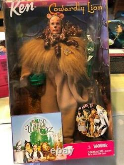 1999 Barbie Wizard of Oz Set w Munchkins'06 Pink Label Witch w McD FlyingMonkey