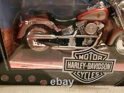 1999 Mattel Barbie Harley Davidson Fat Boy Motorcycle 26132 NRFB