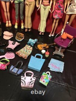 1999 Vintage My Scene Barbie Doll Lot Clothes Accessories by Mattel