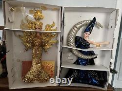 2 Barbie Doll Lot Goddess of the Sun & Moon Goddess (In Box, Accessories)